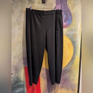 Eileen Fisher Black Ponte Knit Pants – Style #78121